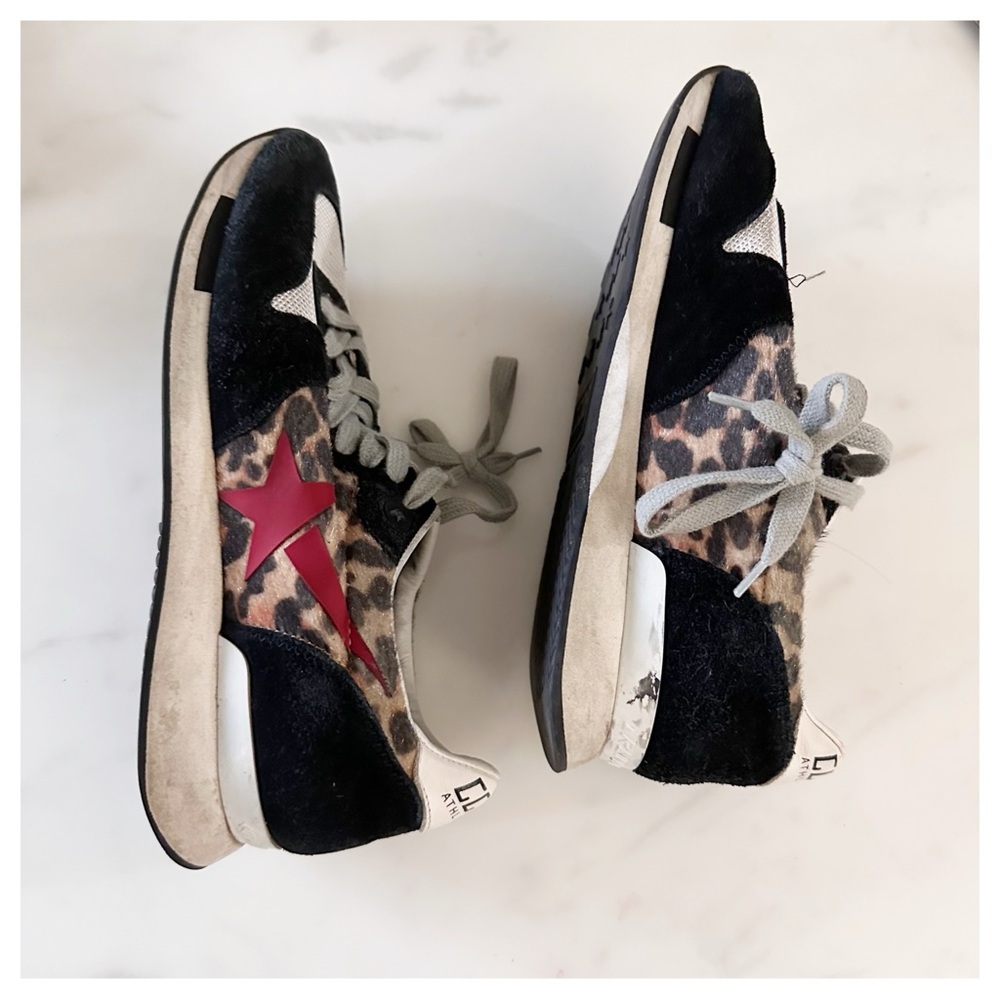 Golden Goose Black and Red Camouflage Sneakers - Picture 10 of 10